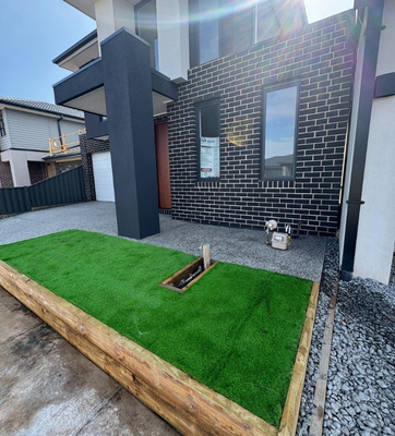 Modern custom home construction project in Melbourne by Veer Construction