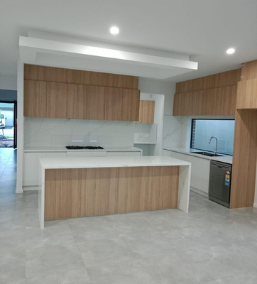 Modern custom home construction project in Melbourne by Veer Construction